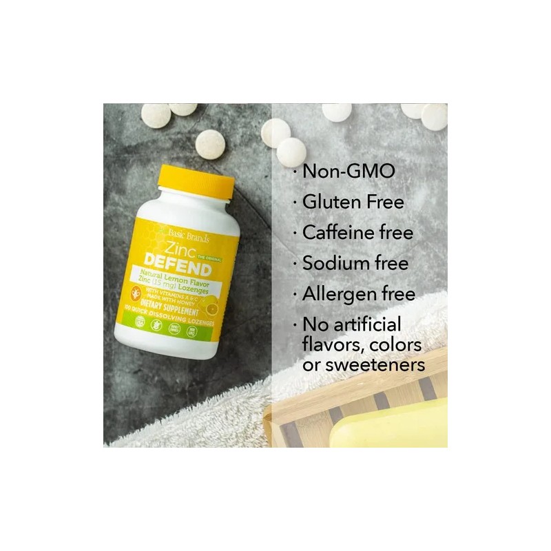 Basic Brands Zinc Limn 100 Uds Pack 2 Con Vitamina