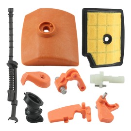 Carbhub Air Filter Cover Hoses Intake boot with Trigger Interlock Fit for MS200 MS200T 020T 020 Chainsaw Replace 1129 140 1902, 1129 182 0800