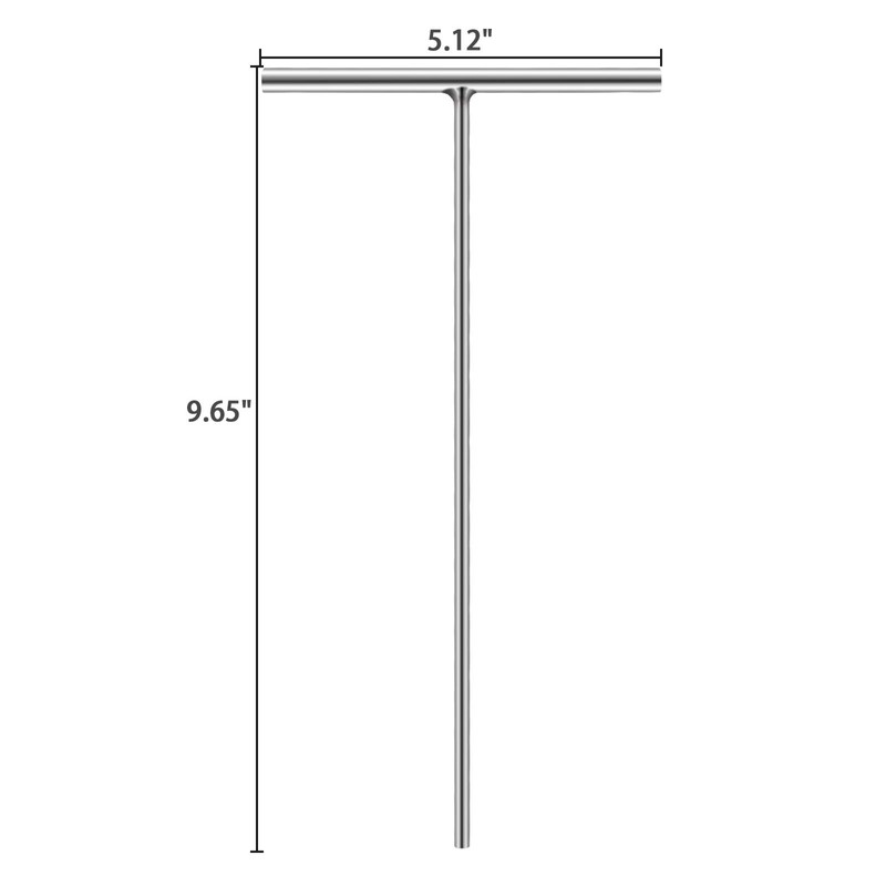 Echaprey Professional T Shape Stainless Steel Crepe Maker Batter Spreader