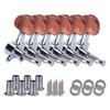 6PCS Guitar Tuning Pegs Electric Acoustic Enclosed Locking Tuner Machine