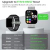 FITVII Health & Fitness Tracker (Answer/Make Calls), Smart Watch with