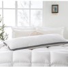 DOWNCOOL Quilted Memory Foam Body Pillow - Large Full Body