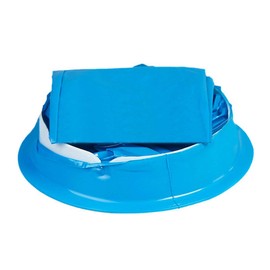 ZCOINS 25pcs Disposable Vomit Bag Medical Sick Bag Travel Sickness Emergency Emesis Bags Blue