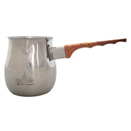 Marcelle Stainless Steel Milk Frothing Pitcher/Butter Warmer 12 oz
