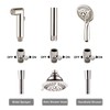 BRIGHT SHOWERS Water Flow Control Valve, Brass Shower Valve with
