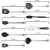 Vivco Kitchen 8 Piece Kitchen Utencil Set - Grey