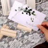 SAVITA 12 Pcs Wood Place Card Holders, Wooden Postcard Holder