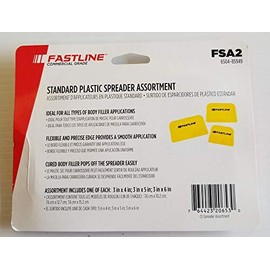 FASTLINE Commercial Grade Standard Plastic Spreader Assortment (3"X4"; 3"X 5"; 3"X6") Made in The USA
