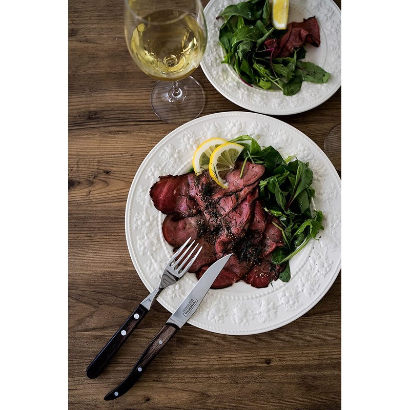 Tramontina Table Fork Polywood Long 8" Dark Dishwasher Safe Made