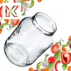KADAX Preserving Jars 1.7 L with fi89 Screw Lid, Large