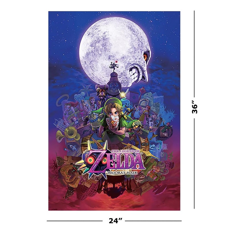 The Legend Of Zelda: Majora's Mask - Gaming Poster (Link)