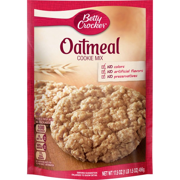 Betty Crocker Oatmeal Cookie Mix - 17.5 oz