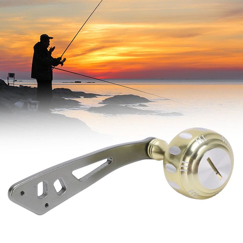 Fishing Reel Handle Metal Power Handle Knob Grip Replacement with