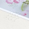 Gojewen 8pcs Clear Curved Barbells Retainer 16G Plastic Eyebrow Lip