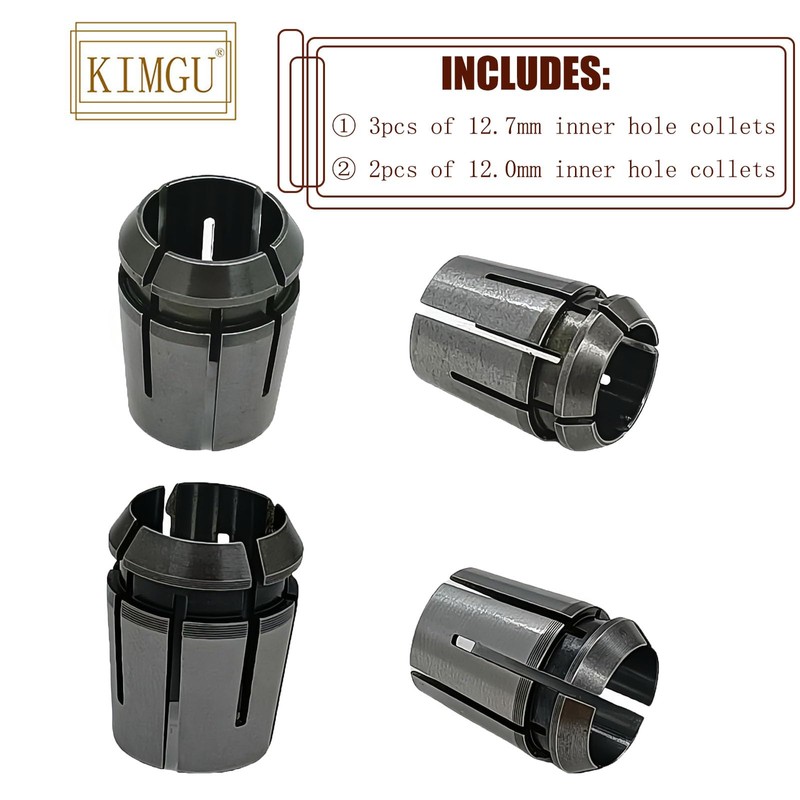 763622-4 Kimgu Bit for Makita Router Collet Chuck Cone 1/2"