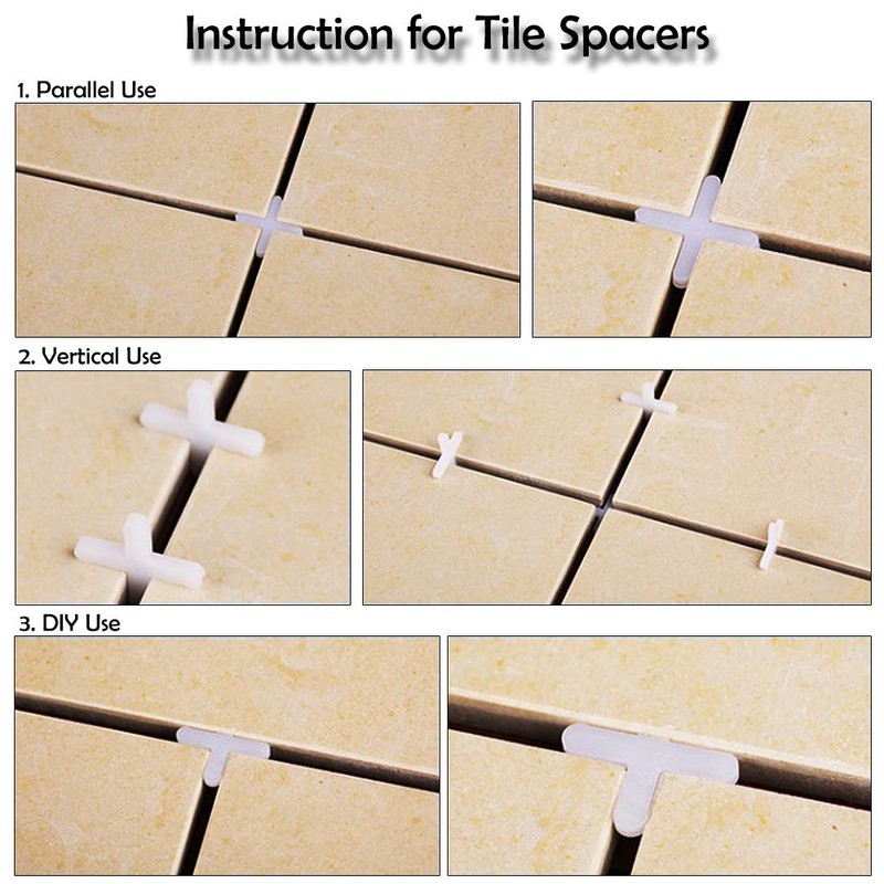 60 Sets Tile Levelling System, HUYU Laying Aids, Tile Leveler