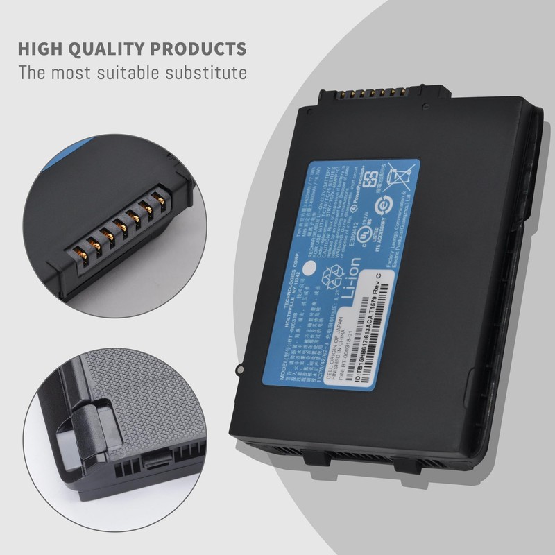 for Zebra Scanner Battery TC77 BT-000318, for Zebra TC77 TC70