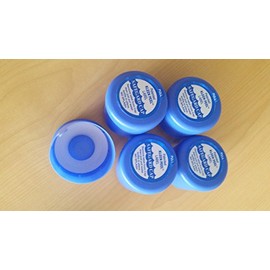 Water Bottle Cap for 3 or 5 gallons - Non Spill (Quantity of 6) MADE IN USA.