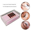 Two Layers Eyelash Grafting Pallet with Cover, Dust-proof Acrylic Lash