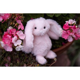 Baby Stuffed Rabbit Plush | Super Soft Bunny Stuffed Animal | Cute Plushies for Kids Bedroom or Playroom | 7" Stuffed Animals for Girls & Boys | Farm Animal Toys for Toddlers 1-3 by Exceptional Home