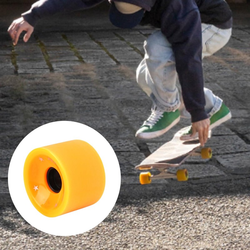 CENPEK 4 PCS 80A Matte Grit Longboard Skateboard Wheels 70x51mm