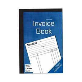 Vsorce4u Full Size A5 Invoice Book 1-80 Pages Duplicate Receipt Book