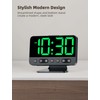 Odokee Digital Alarm Clocks for Bedrooms: Large Bold Number 5