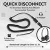 INNOTALK - RJ9 Superb Binaural Office Phone Headset & QD