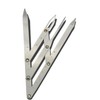 Eterspr Eyebrow Ruler, Silver Cut, Stainless Steel Eyebrow Measuring Ruler,