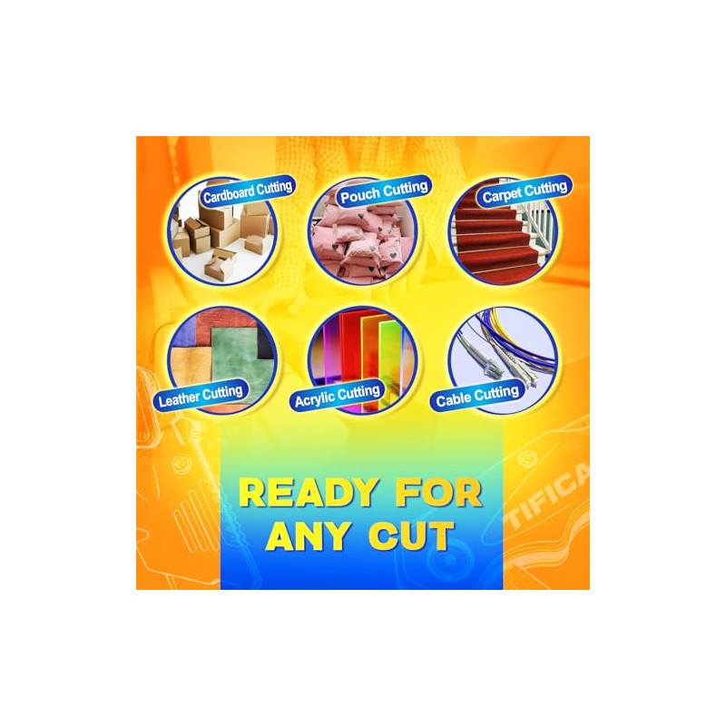 Box Cutter, Quick Change Folding Box Cutter with Clip, Folding
