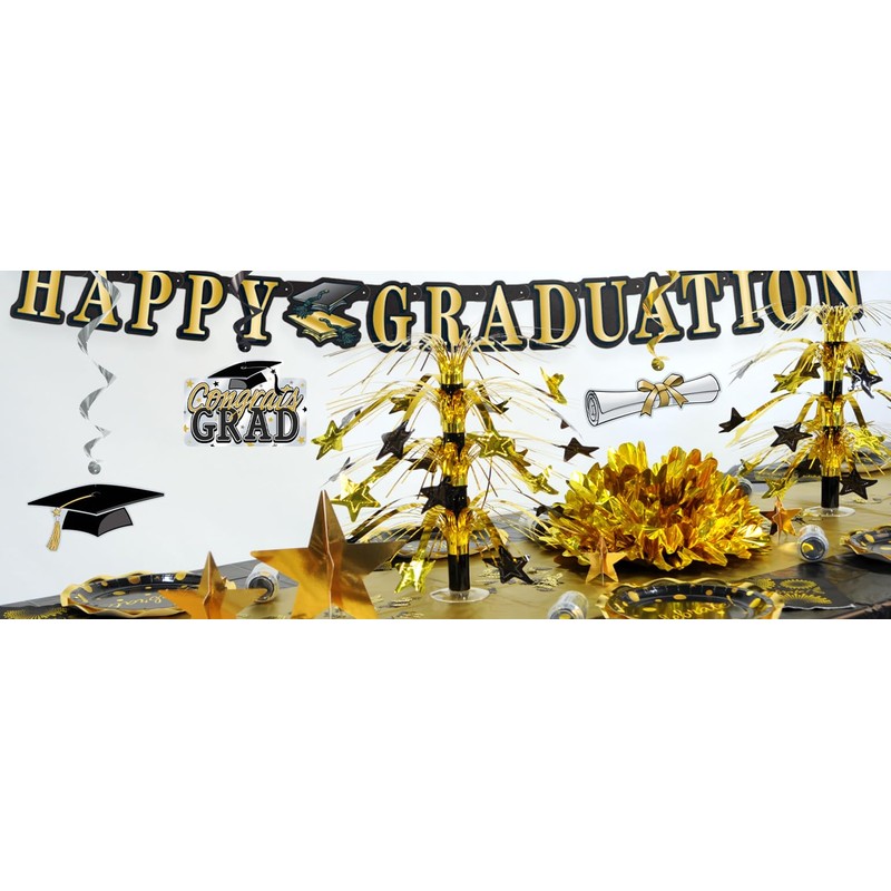 Happy Graduation Streamer Pack of 3