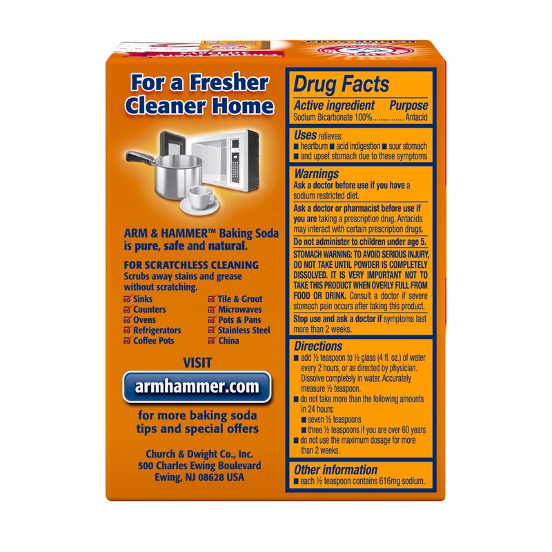 Arm & Hammer Baking Soda,8 Ounce (Pack of 24)