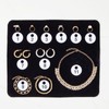 2 Sets of Round Numbered Tags 1-300, Double-Sided Plastic Coat