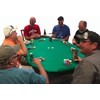 Felt Poker table cover fits oval / round table with
