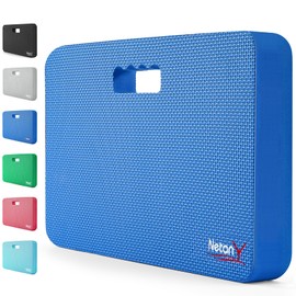 NETANY Extra Thick Kneeling Pad for Gardening, Comfortable Knee Pad Cushion, Extra Large Foam Kneeler Mat for Gardening, Baby Bath, Work, Exercise & Yoga, Mechanic, 17.8 x 11 x 1.5 in, Blue