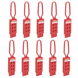 10PCS Lock Out Tag Insulating Nylon Padlock Hasp for Industrial Equipment Maintenance
