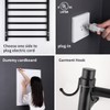 NORTTA Wall Mounted Towel Warmer 10 Bars with Plug-in and