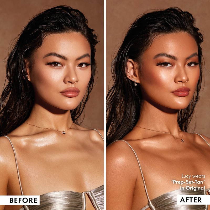 ICONIC LONDON Tan and Buff Brush | Face and Body