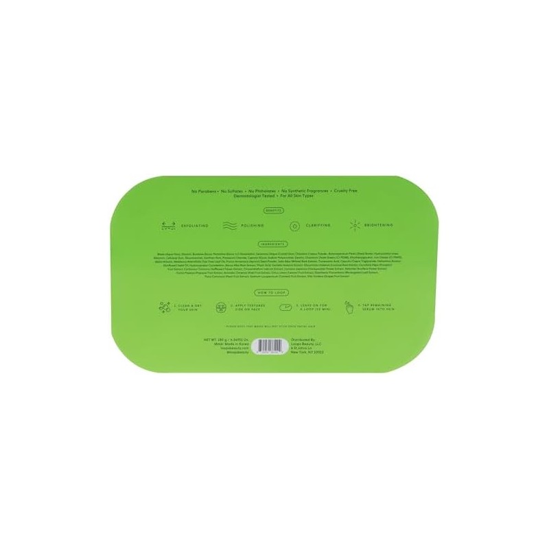 LOOPS FRESH PEEL - Mascarilla Facial de Hidrogel para Renovación