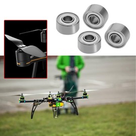 VGOL Pack of 20 Miniature Bearings 693ZZ Deep Groove Double Shielded Miniature Ball Bearings Compatible with 3D Printers DIY and Washing Machines