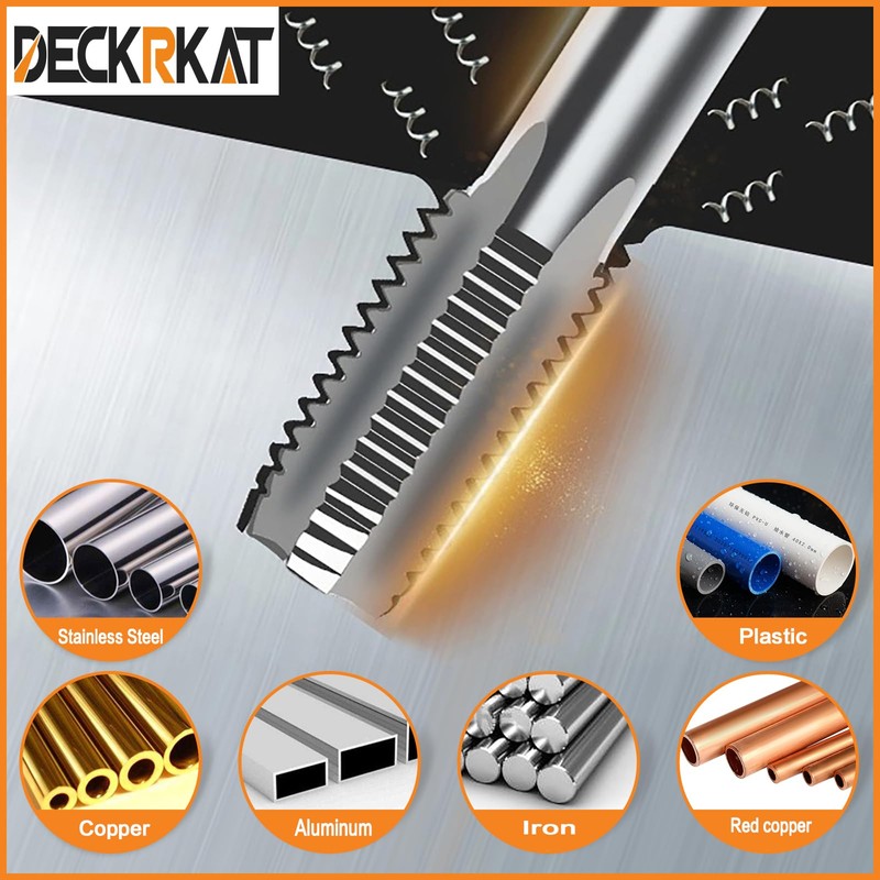 1-1/4"-11-1/2 NPT Pipe Tap, Precision Carbon Steel NPT Tap Set