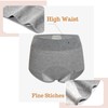 Women's Washable Incontinence Underwear 4 Pack, Leakproof Ladies Panties High