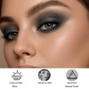 Single White & Grey Eyeshadow – High Pigment Powder for