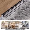 Jiekayi 6-Pack Metal Carpet Floor Transition Strips, 36in Carpet to