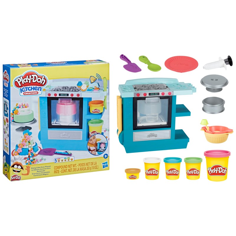 Play-Doh Kitchen Creations Rising Cake Oven Bakery Playset for Kids