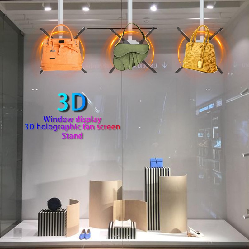 YSTEROKS 3D Holographic Fan Display Bracket Adjustable Ceiling Bracket for