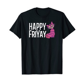 Happy FriYay Purple Grinning Striped Cat 13th On Friday Men Women T-Shirt