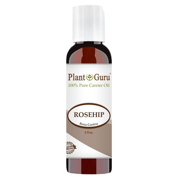 Rosehip Oil 2 oz Cold Pressed REFINED 100% Pure Natural For Skin Hair