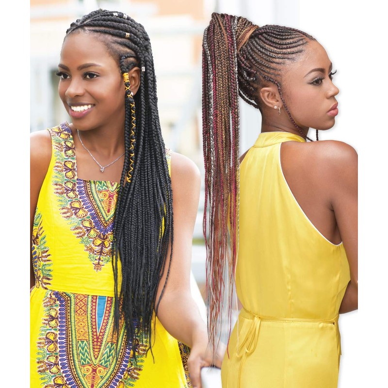 REALISTIC - Multi Pack Deals! Pre-stretched X-Pression 3X Ghana Braids