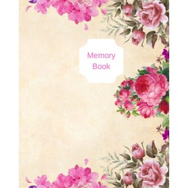 Memory Book: 90 page 8x10 size memory journal book with space to write your memories to leave as a keepsake for your family.